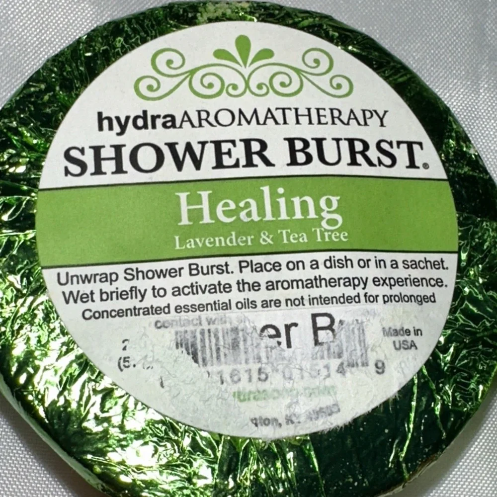 Shower Burst Lot Of 4‎ hydraAROMATHERAPY Healing Lavender And Tea Tree Refresh